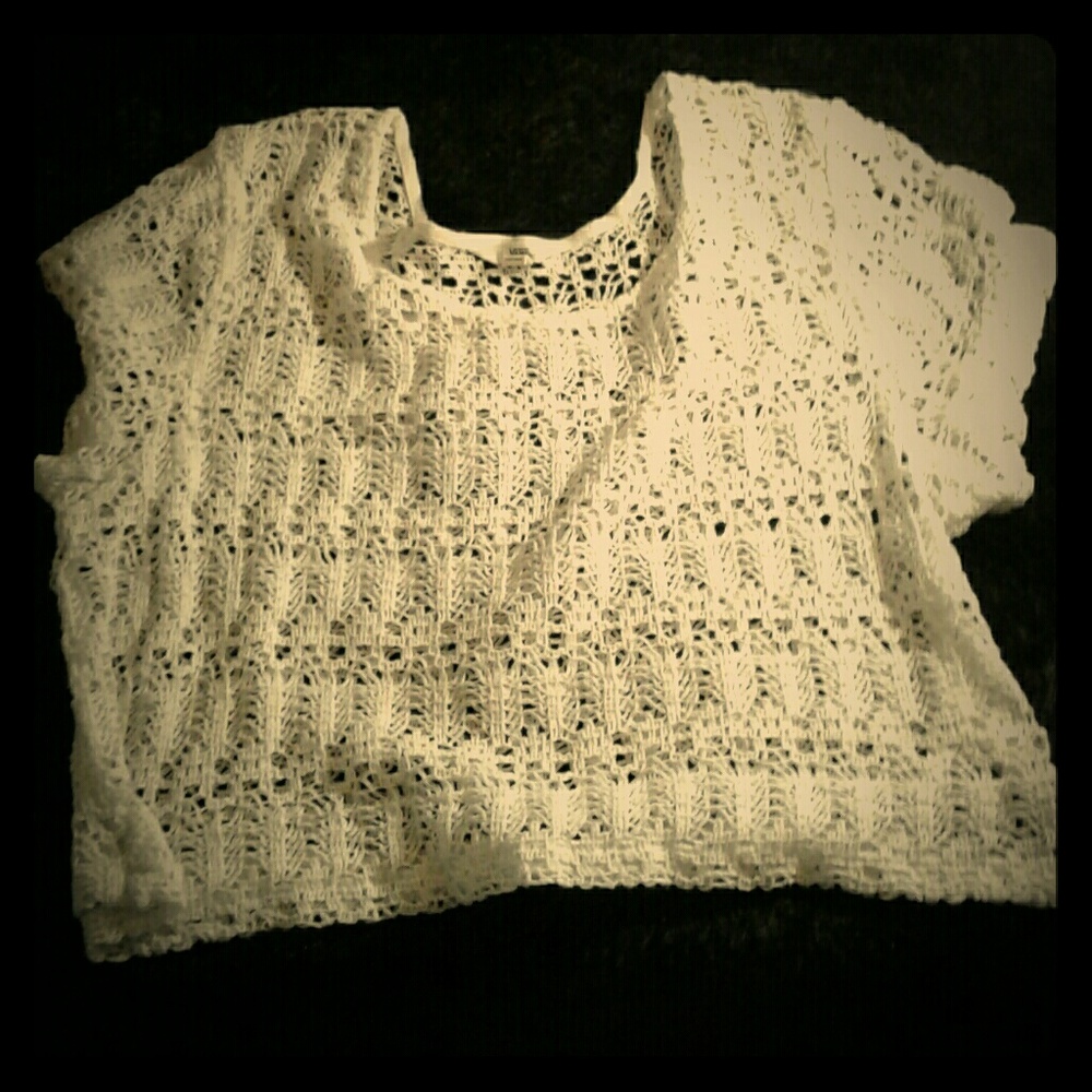 Vans crochê crop top